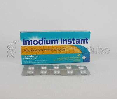 IMODIUM 2 MG 60 SMELTTABLETTEN (geneesmiddel)