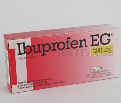 IBUPROFEN EG 200 MG 30 TABL     (geneesmiddel)