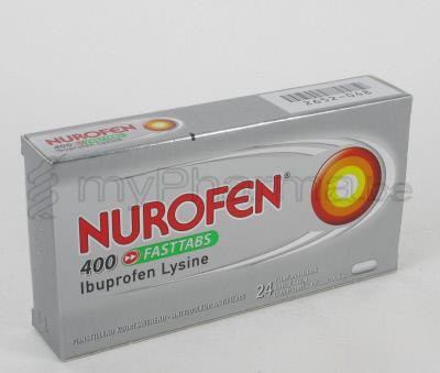 NUROFEN  FASTTABS 400 MG  24 TABL                  (geneesmiddel)